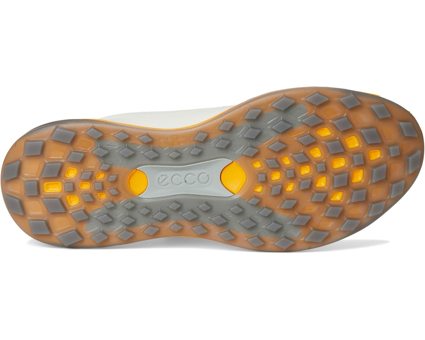 Men's ECCO Golf LT1 Hybrid Waterproof White/Sunrise