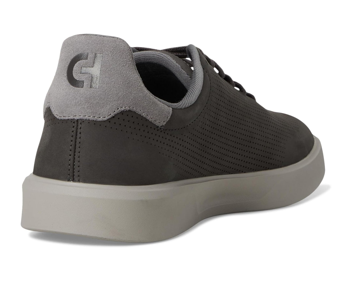 Men's Cole Haan Grand Crosscourt Daily Laser Sneakers Raven Nubuck/Quiet Shade/Paloma