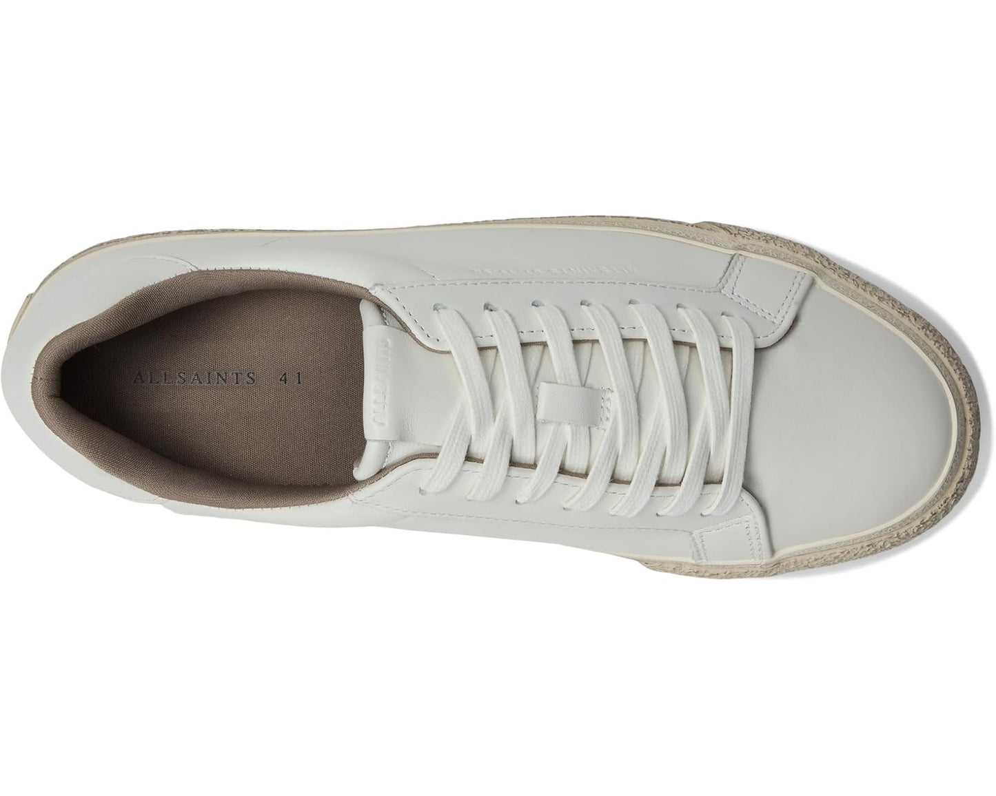 Men's AllSaints Klop Leather Low Top White
