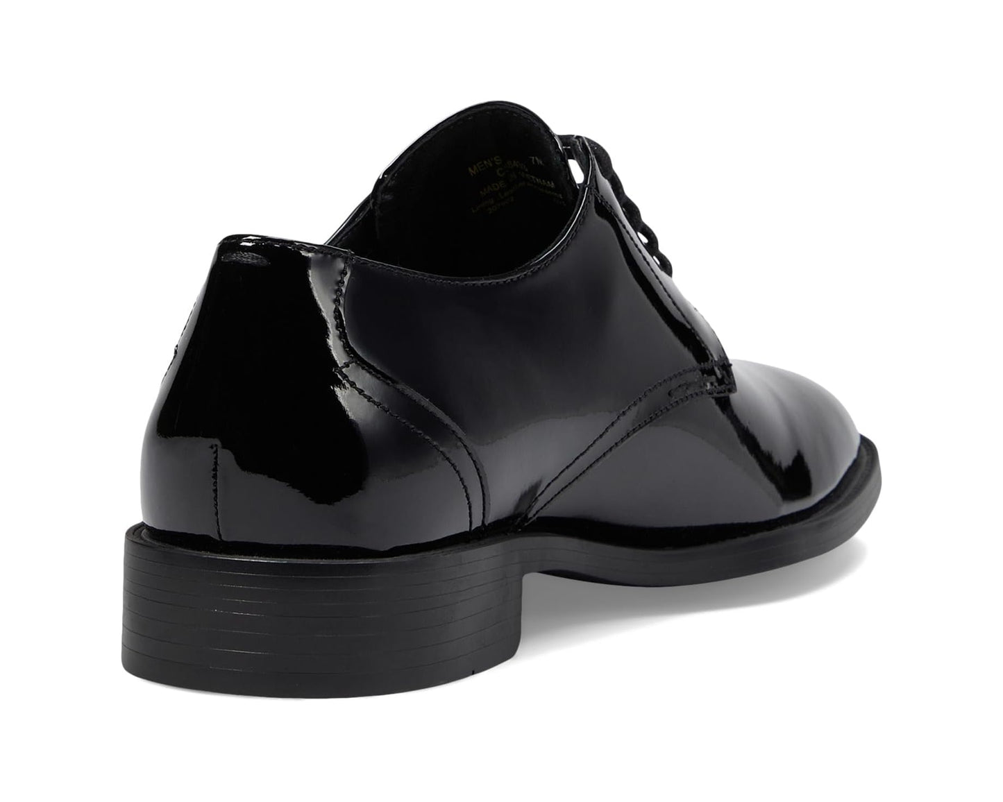 Men's Cole Haan Hawthorne Plain Oxford Black Patent/Black