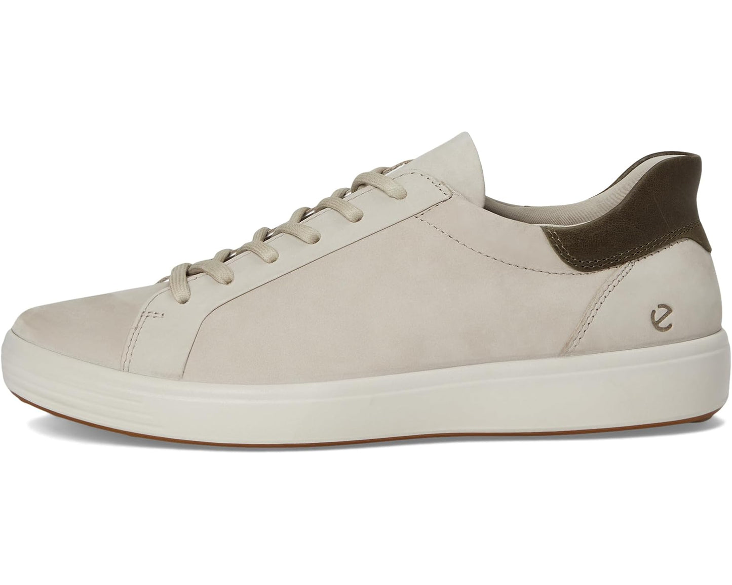 Men's ECCO Soft 7 Easy Slip Sneakers Pure Cashmere/Tarmac