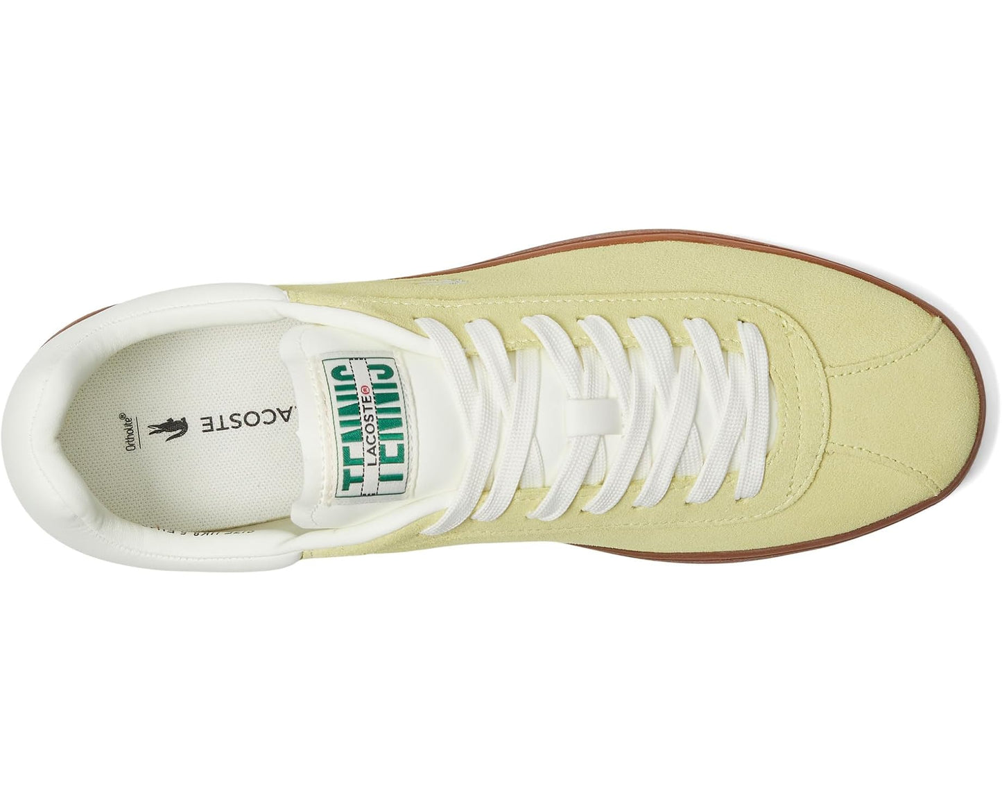 Men's Lacoste Baseshot Sneakers Light Green/Dark Gum