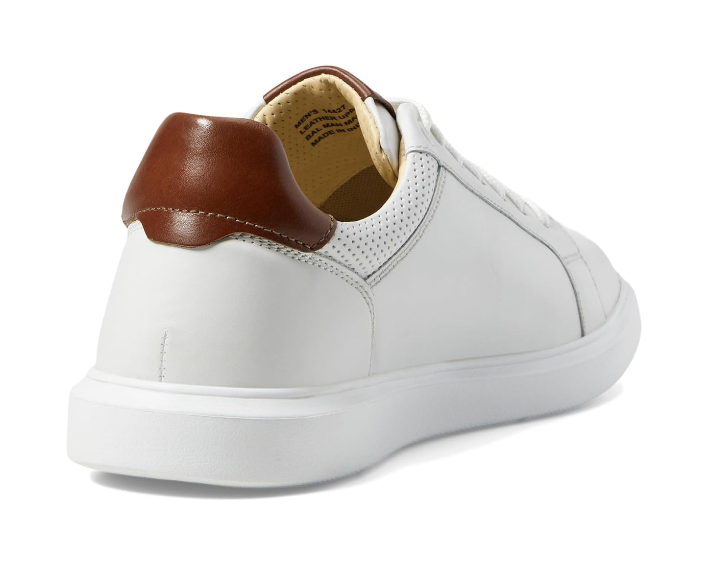 Men's Florsheim Social Lace To Toe Sneakers White