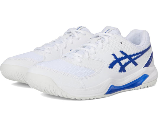 Men's ASICS Gel-Dedicate 8 White/Dark Cobalt