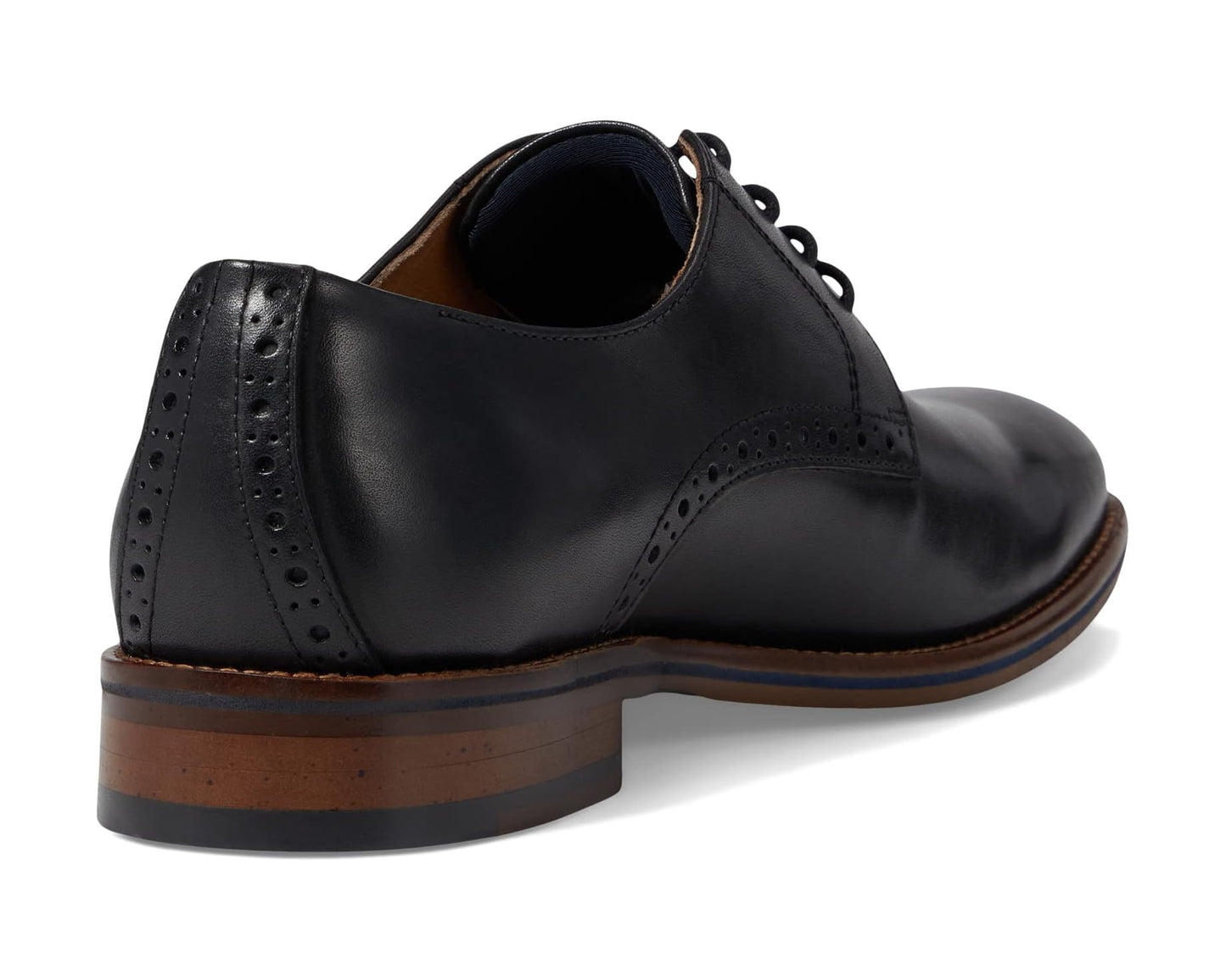 Men's Johnston & Murphy Conard 2.0 Plain Toe Black Full Grain