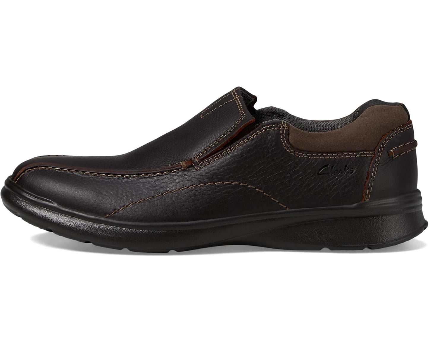 Men's Clarks Cotrell Step Brown Oily Leather