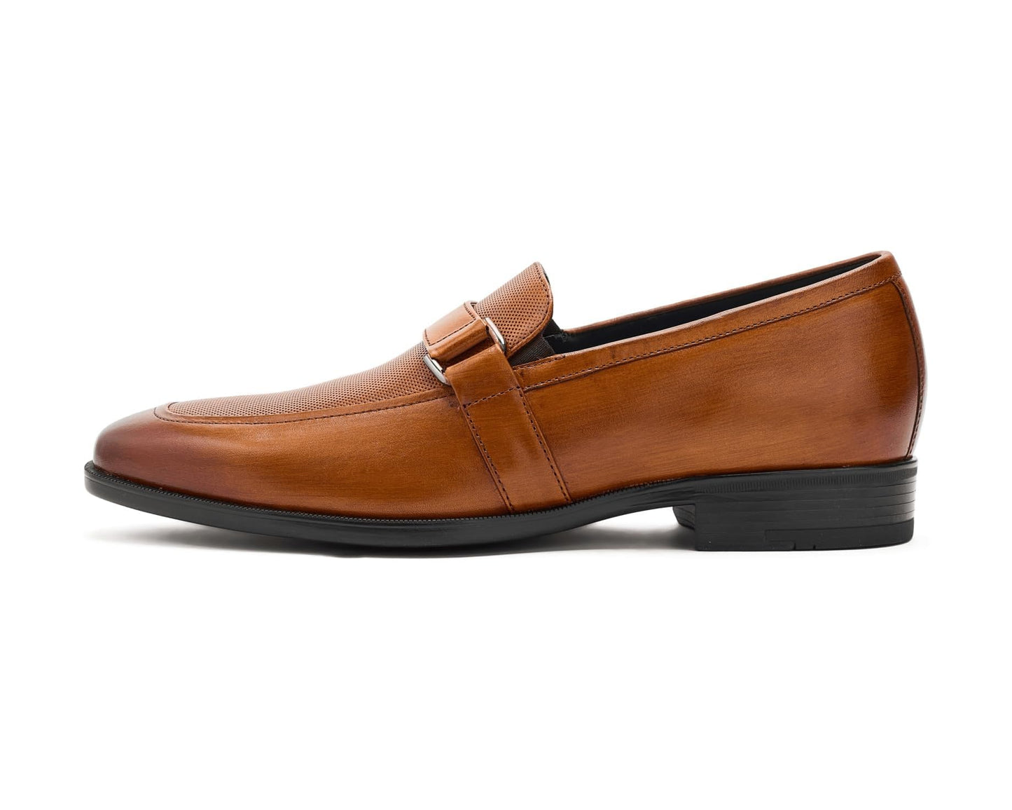 Men's Johnston & Murphy Gibbons Embossed Bit Loafers Tan Full Grain