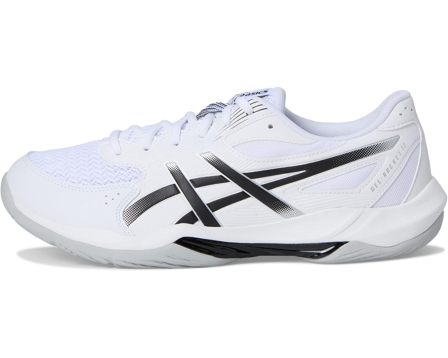 Men's ASICS Gel-Rocket 12 Wide White/Black