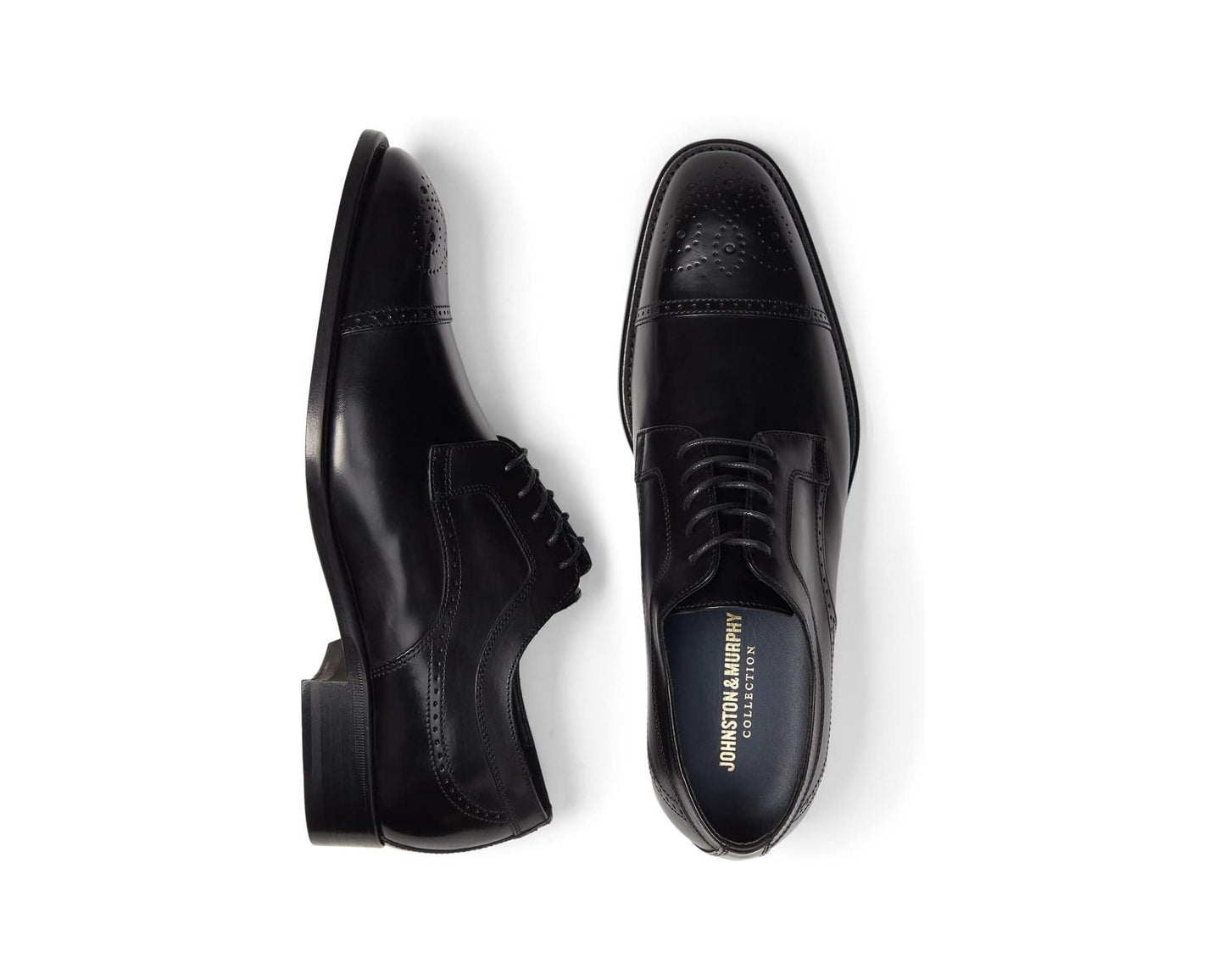 Men's Johnston & Murphy Collection Ellsworth Cap Toe Black