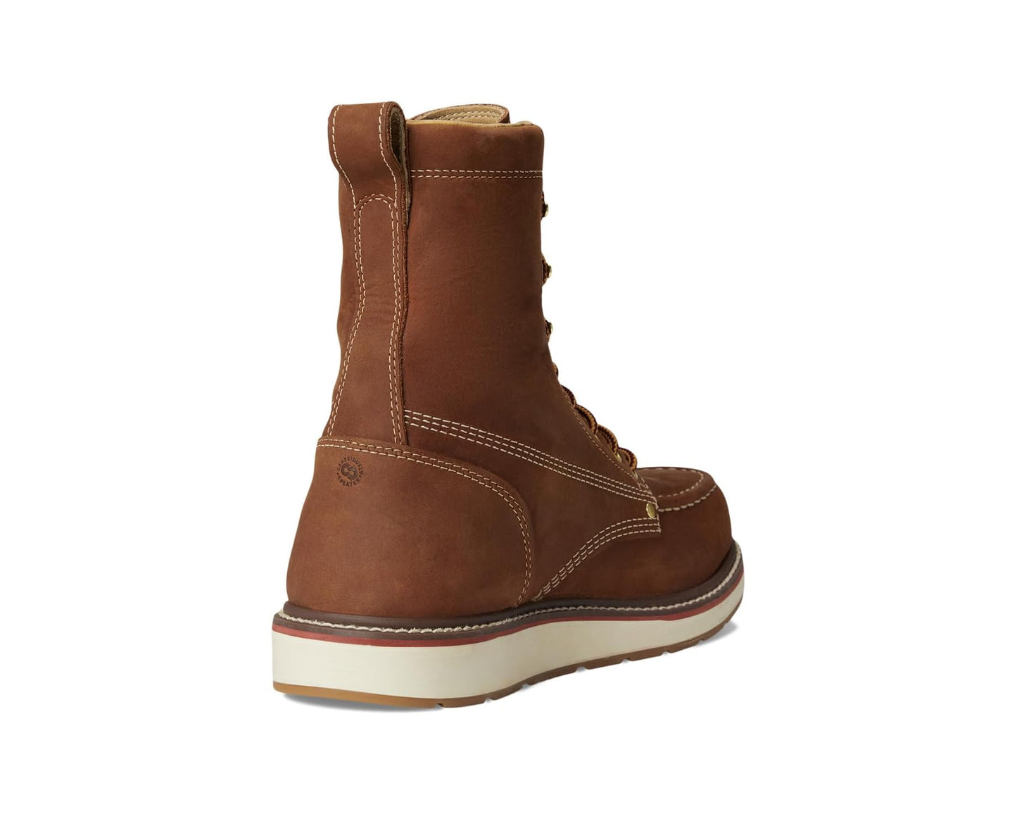 Men's KEEN Utility Liberty 8 Waterproof Boot (Soft Toe) Leather Brown/Birch