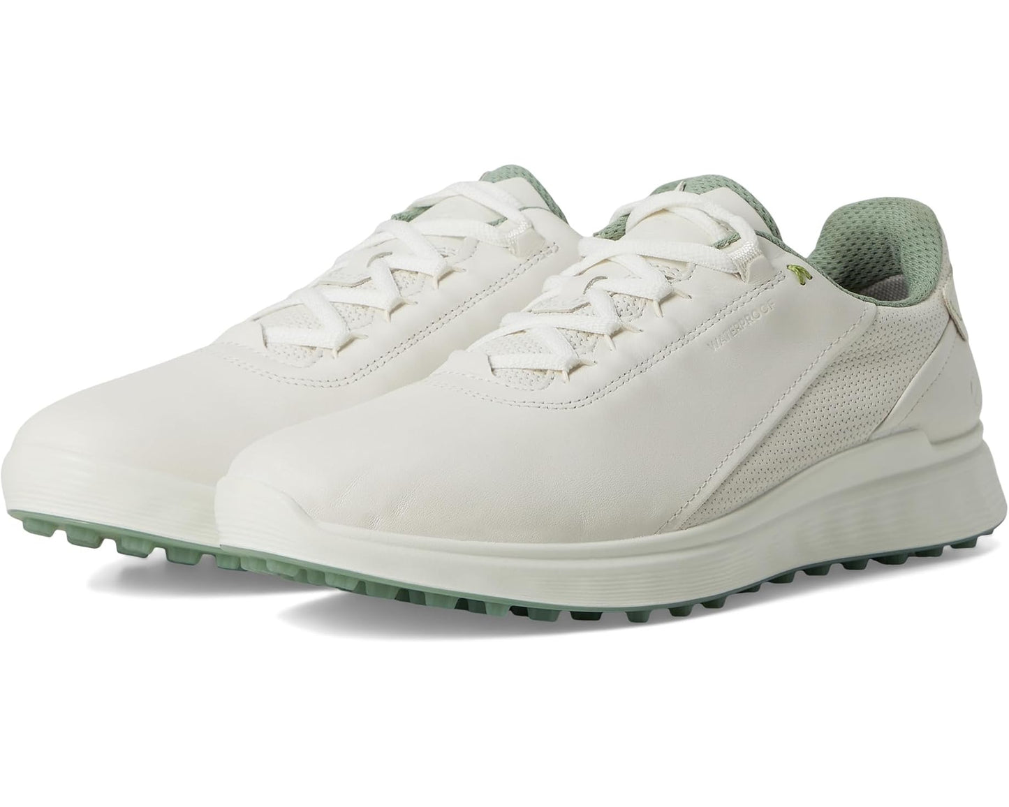 Men's ECCO Golf S Casual Lace Waterproof Golf Shoe White