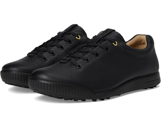 Men's ECCO Golf Street Retro Hybrid Waterproof Golf Shoe Black