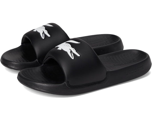 Men's Lacoste Serve Slide 1.0 Black/White Croc