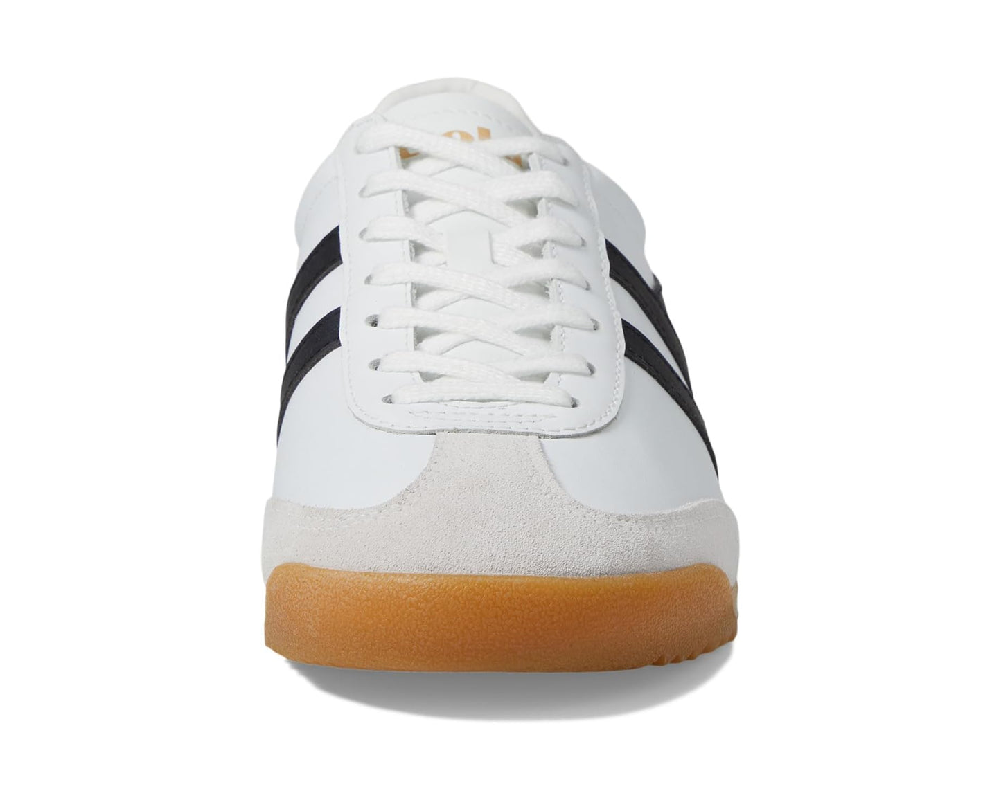Men's Gola Torpedo Leather White/Black/Moody Orange