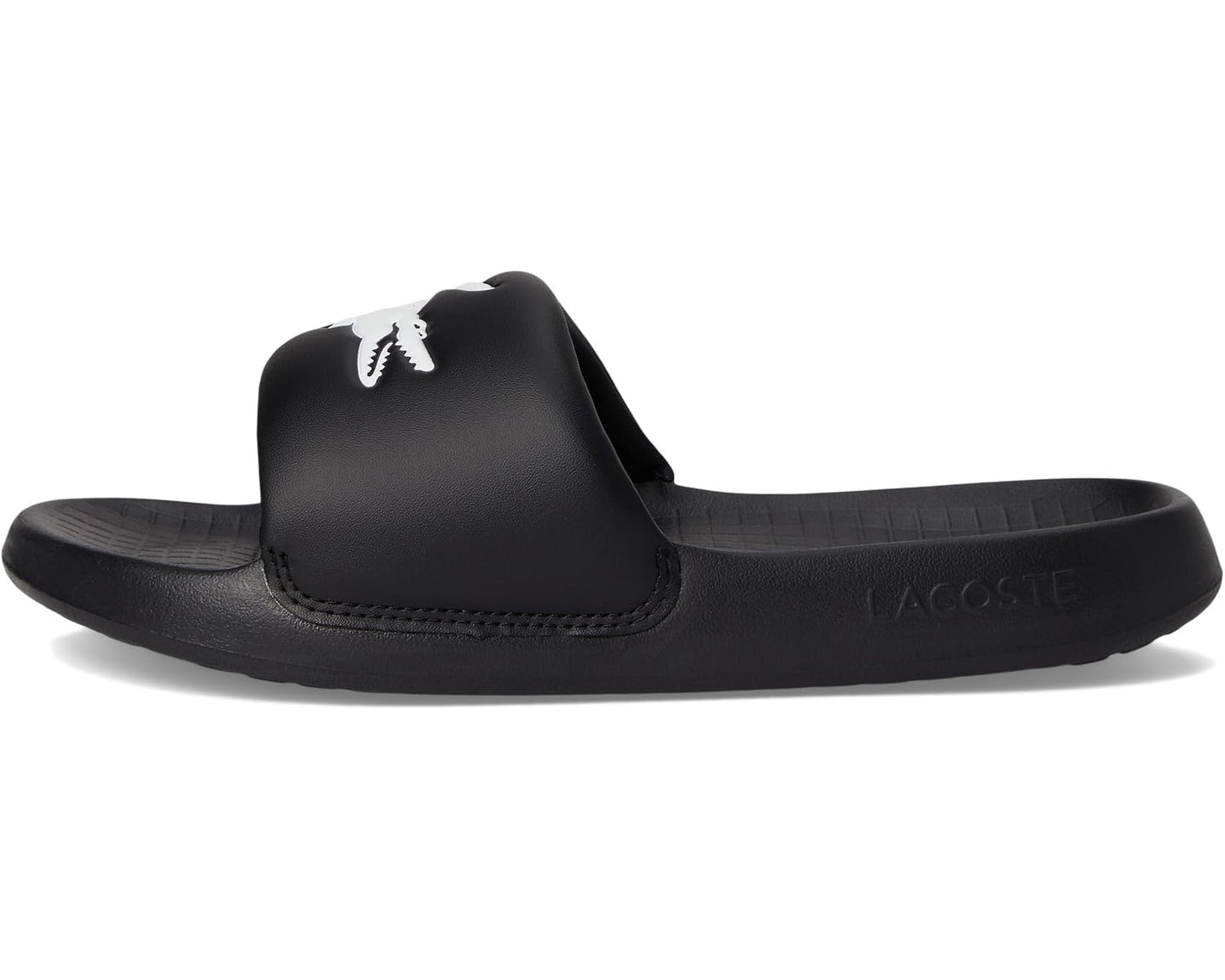 Men's Lacoste Serve Slide 1.0 Black/White Croc