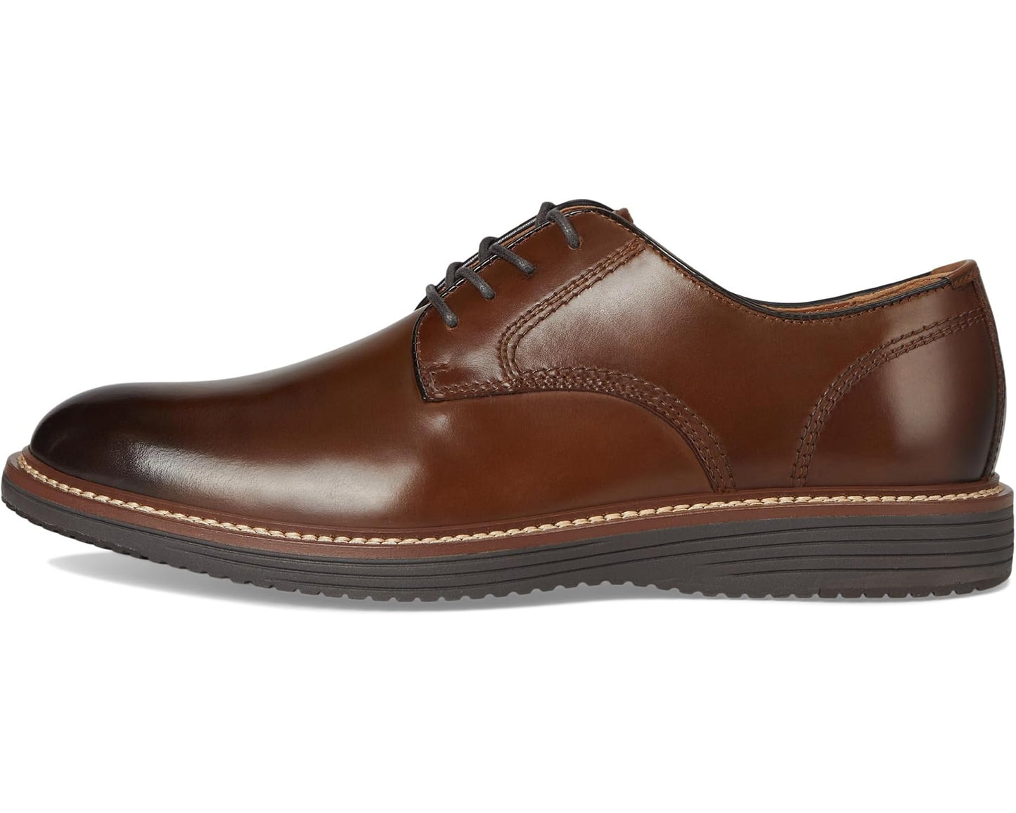 Men's Johnston & Murphy Upton Plain Toe Tan Full Grain 1