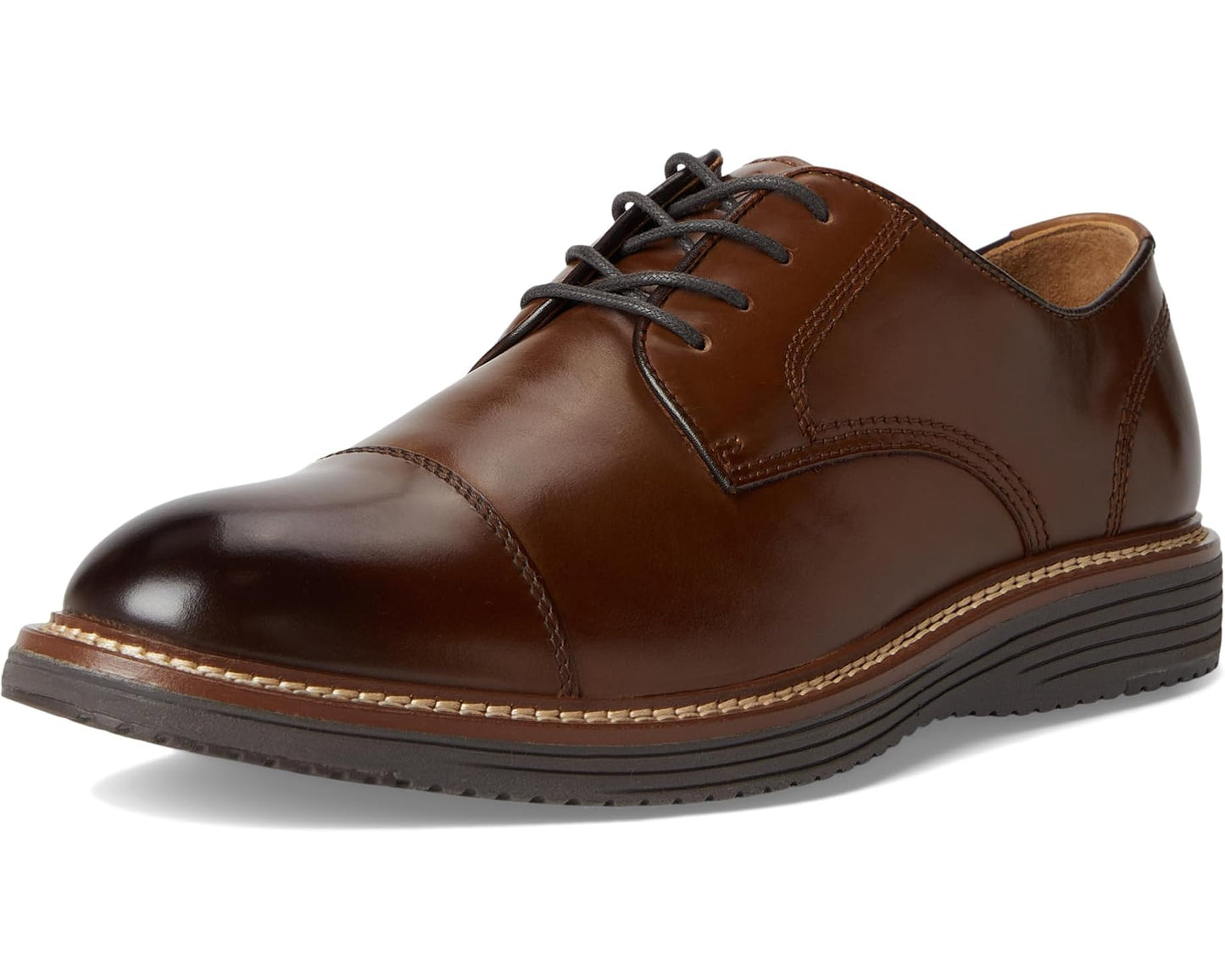 Men's Johnston & Murphy Upton Cap Toe Tan Full Grain