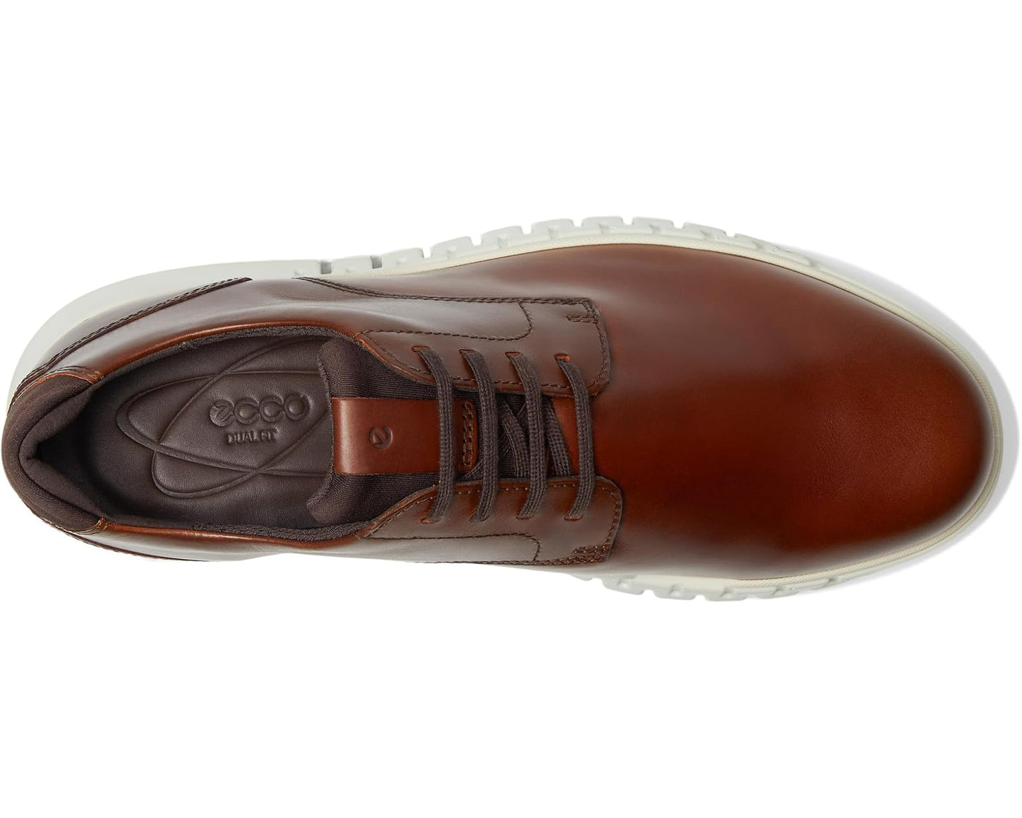 Men's ECCO Gruuv Studio Plain Toe Sneaker Mink/Mocha