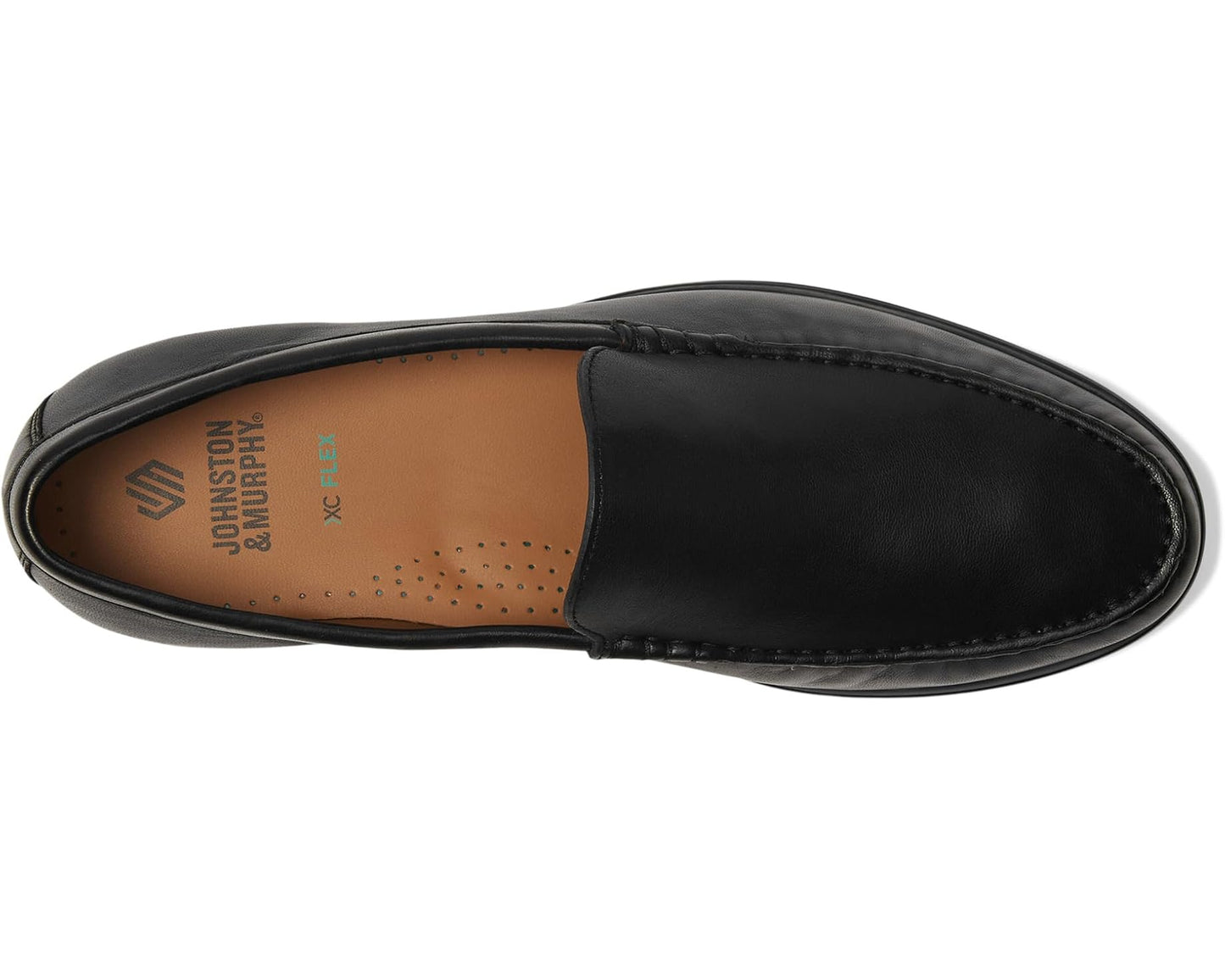 Men's Johnston & Murphy Harrison Venetian Black Glove Leather