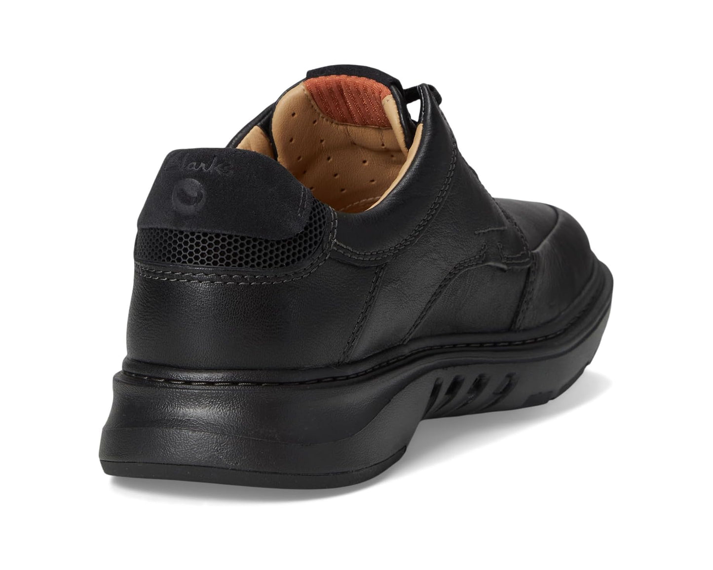 Men's Clarks Un Briley Lace Black Leather