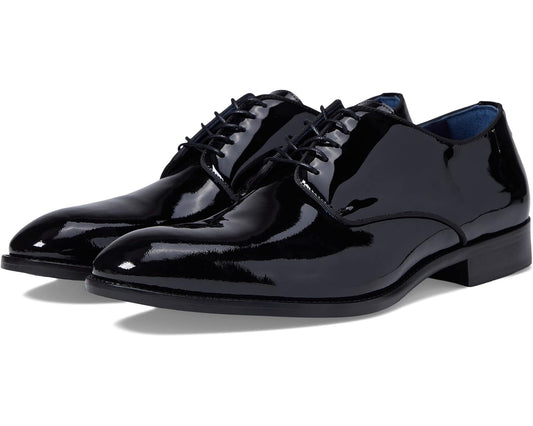 Men's Johnston & Murphy Collection Kinser Plain Toe Black Patent