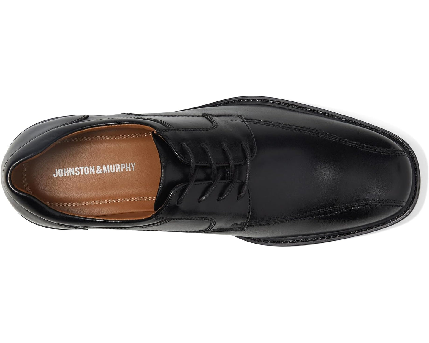Men's Johnston & Murphy Tabor Runoff Lace-Up Black Calfskin