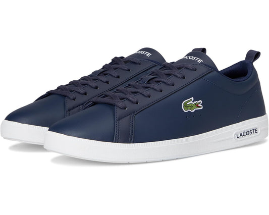 Men's Lacoste Court Base Sneakers Navy/White