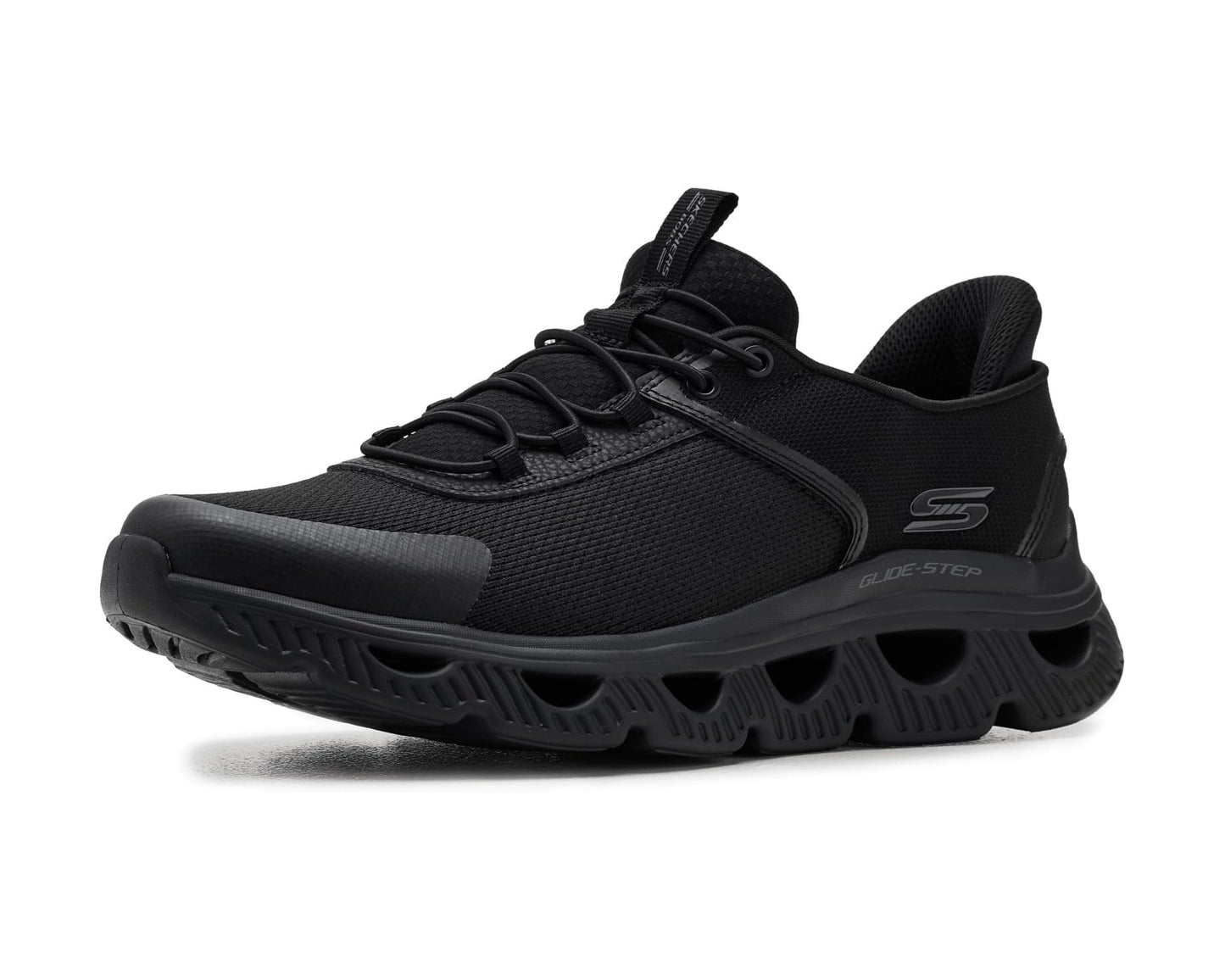 Men's BOBS from SKECHERS Bobs Arch Waves - Slick Turn Slip-ins Black/Black