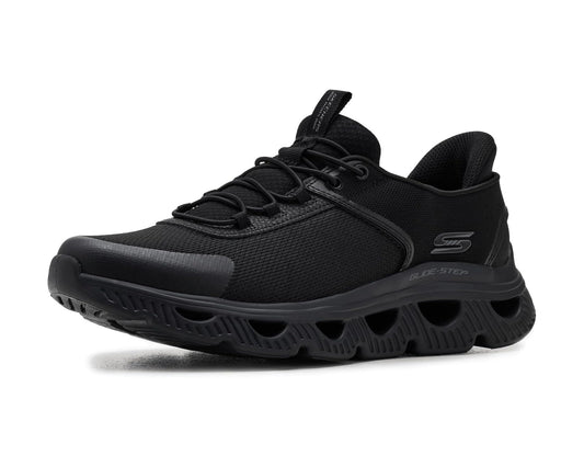 Men's BOBS from SKECHERS Bobs Arch Waves - Slick Turn Slip-ins Black/Black