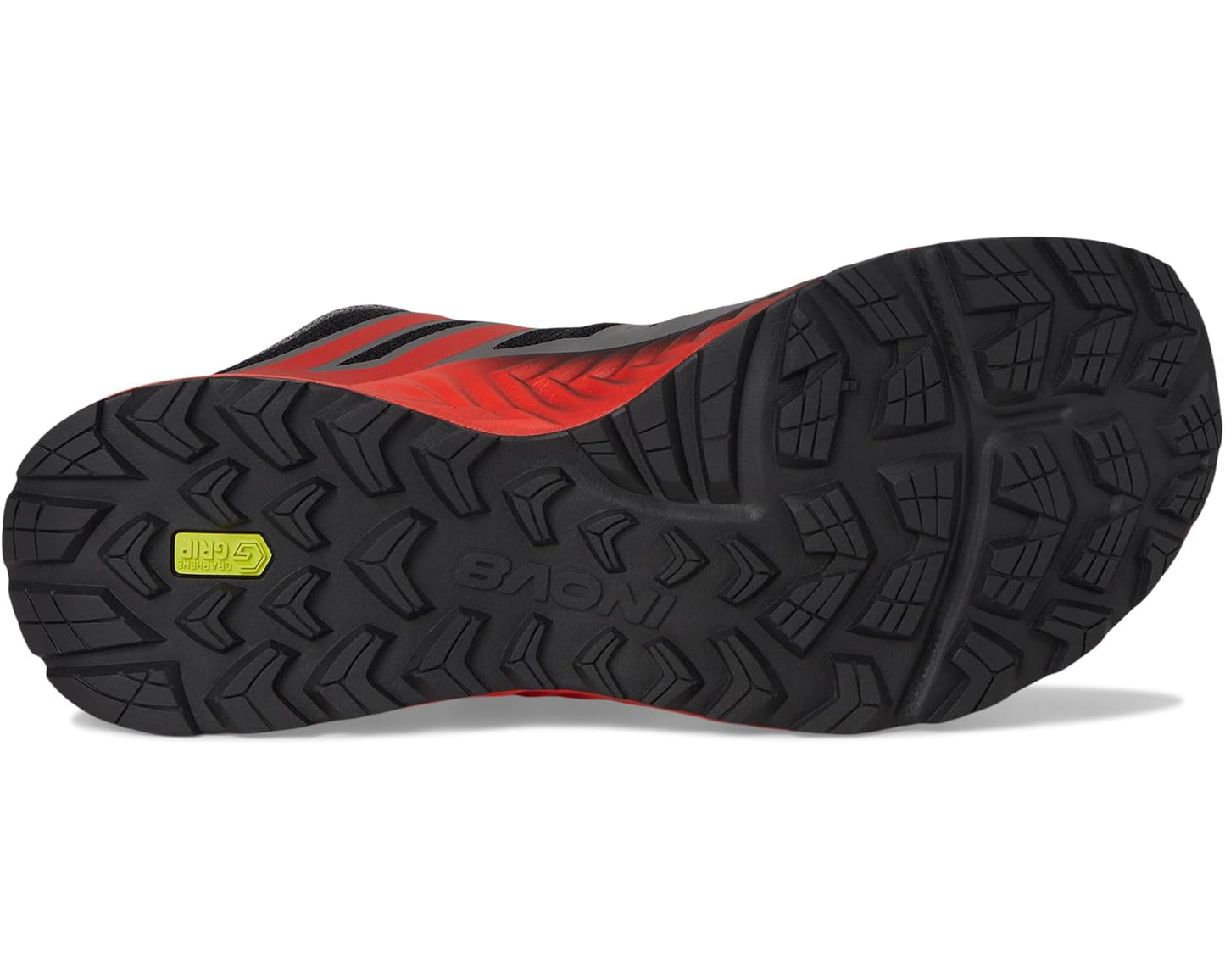 Men's INOV8 TrailFly Black/Fiery Red/Dark Grey