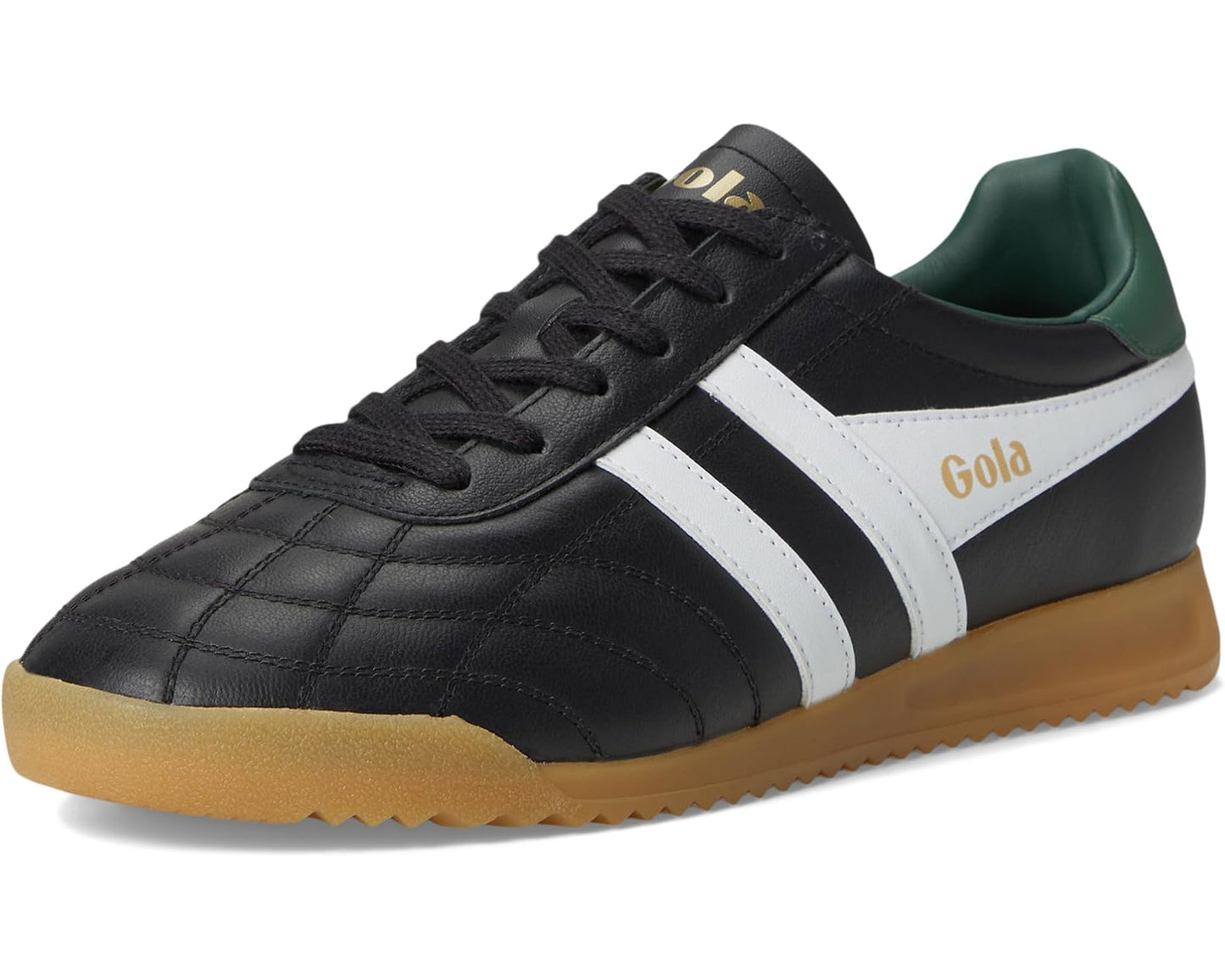 Men's Gola Stadium Black/White/Evergreen