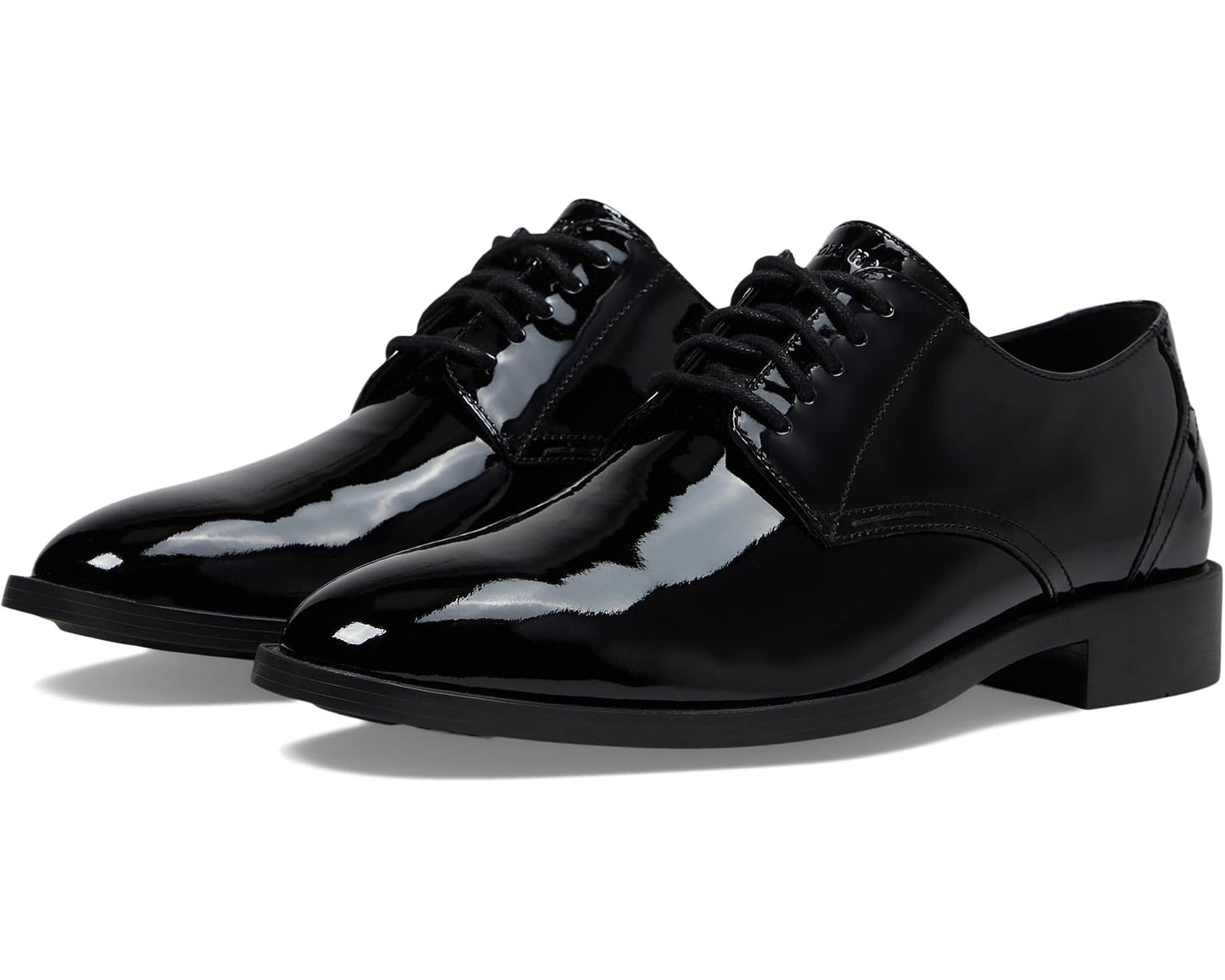 Men's Cole Haan Hawthorne Plain Oxford Black Patent/Black