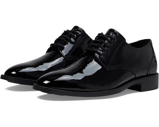 Men's Cole Haan Hawthorne Plain Oxford Black Patent/Black