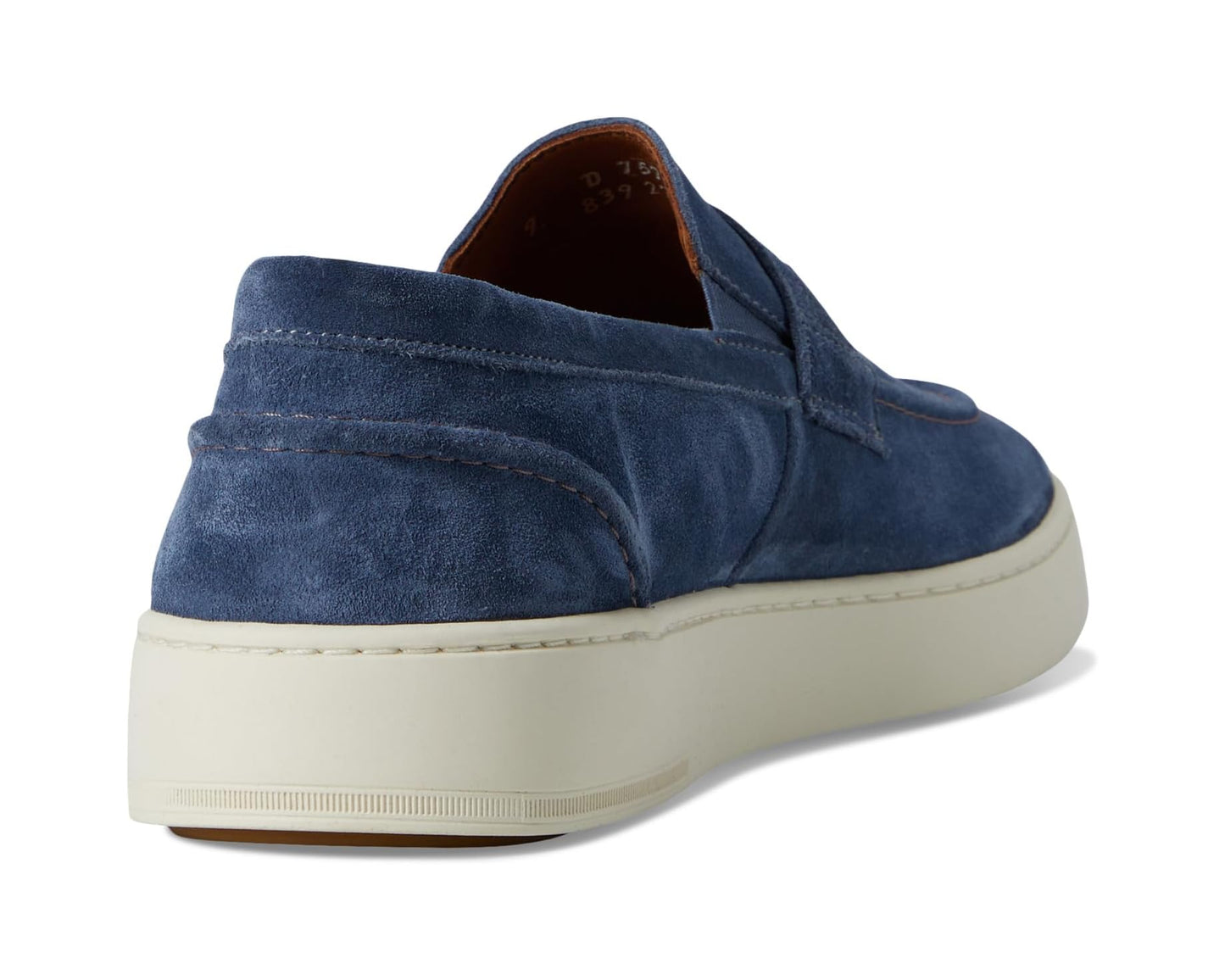 Men's Allen Edmonds Randsnkr 2.0 Slip-On Shoes Denim Suede/Gum Sole