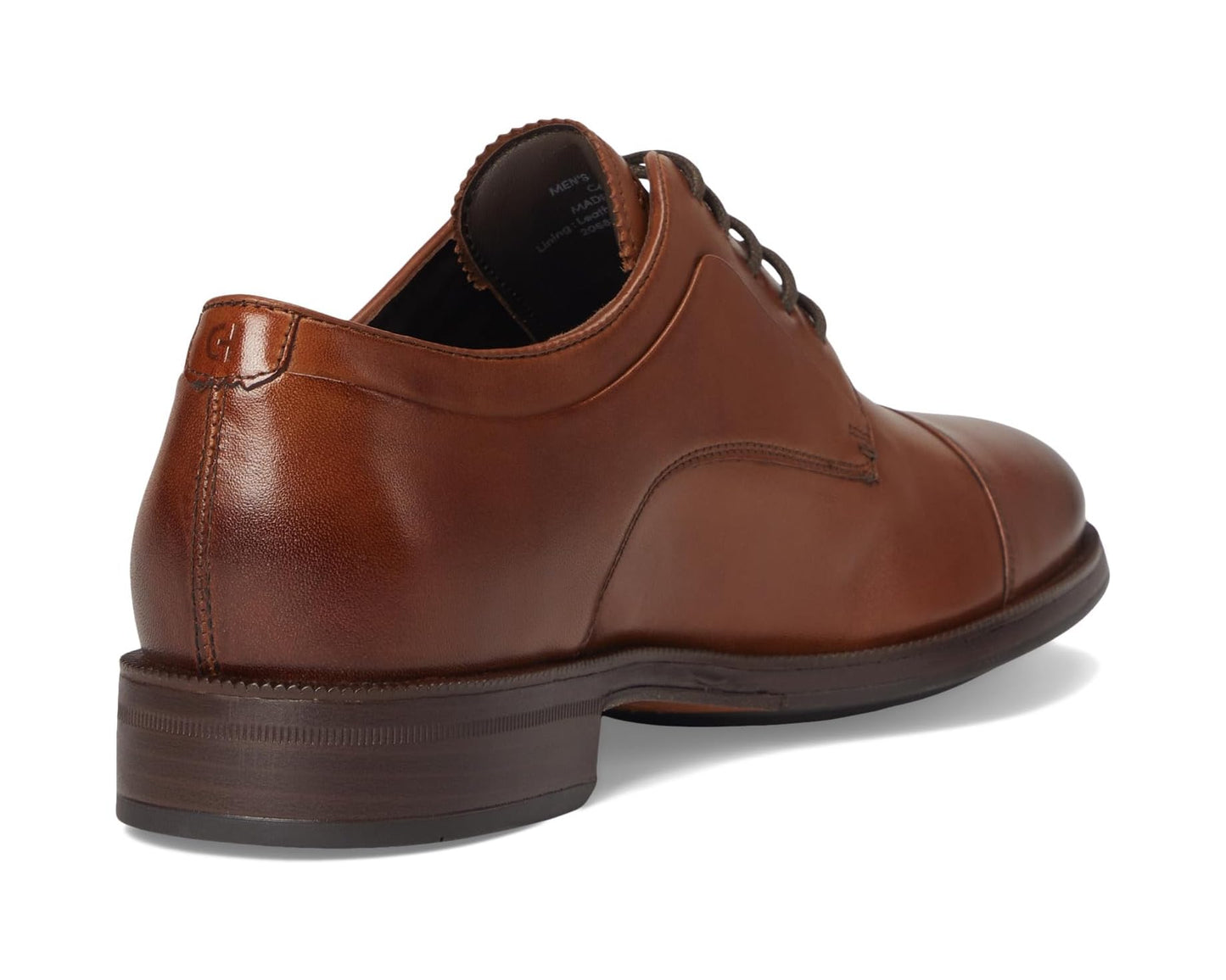 Men's Cole Haan Dean Grand Cap Toe Oxfords Brit Tan/Dark Chocolate/Natural