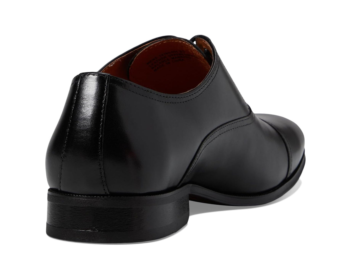 Men's Florsheim Corbetta Cap Toe Oxford Black Smooth
