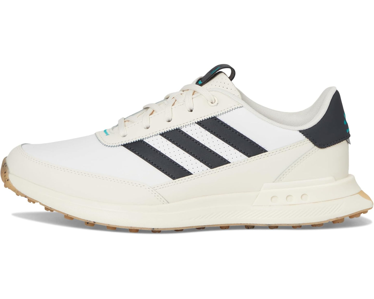 Men's adidas Golf S2G 24 Leather Spikeless Golf Shoes Footwear White/Carbon/Chalk White