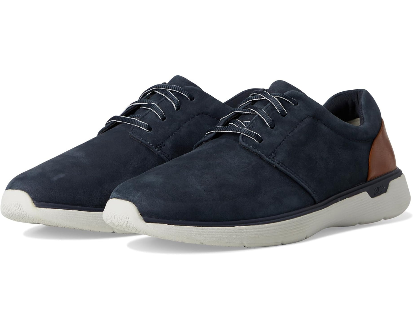 Men's Johnston & Murphy Xc4 Prentiss 2 Plain Toe Navy Waterproof Tumbled Nubuck