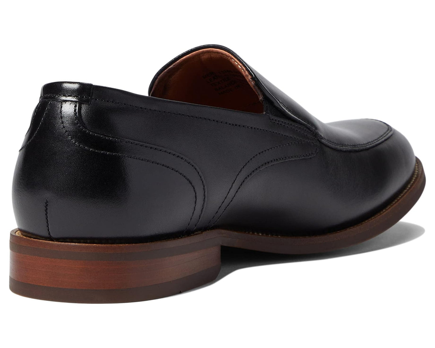 Men's Florsheim Rucci Moc Toe Slip-On Black Smooth