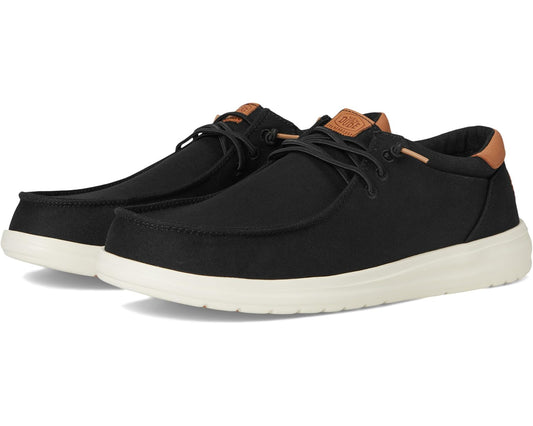 Men's Hey Dude Paul Canvas Black