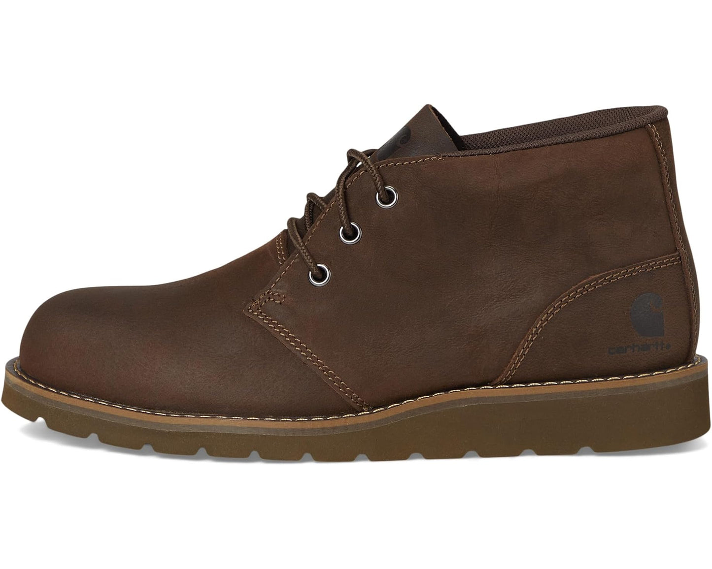 Men's Carhartt Plain Toe Wedge Chukka Dark Brown