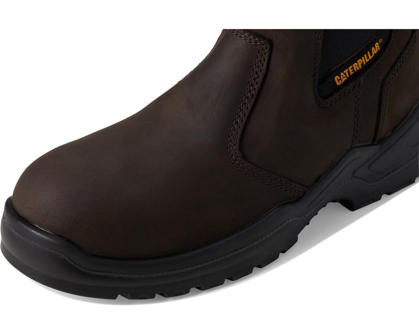 Men's Caterpillar Striver Chelsea Waterproof Steel Toe Brown