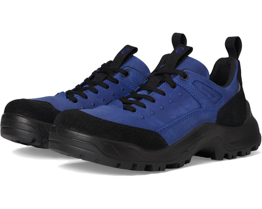 Men's ECCO Sport Offroad Waterproof Lace-Up Hiking Shoes Black/Virtual Nubuck