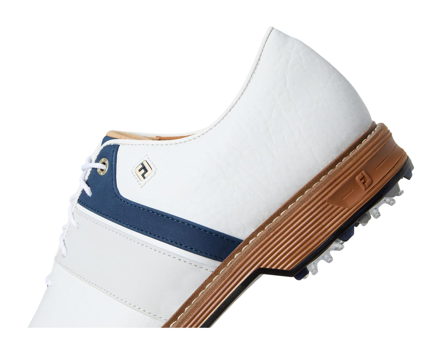 Men's FootJoy Premiere Series Bison Golf Shoes White/Navy/White