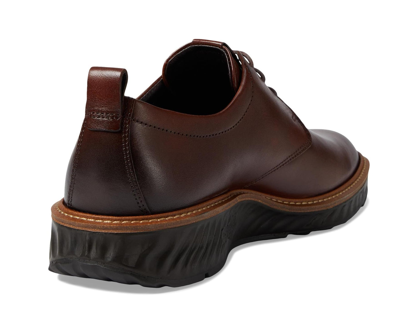 Men's ECCO ST1 Hybrid Plain Toe Tie Cognac