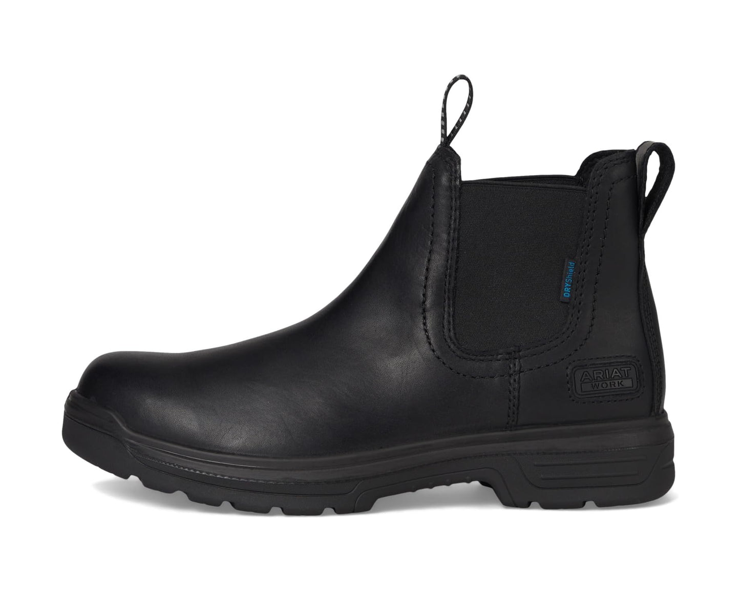 Men's Ariat Turbo Chelsea Waterproof Work Boots All Black