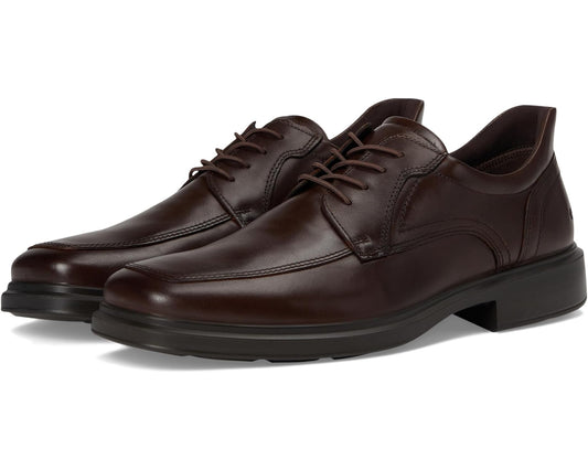 Men's ECCO Helsinki 2.0 Easy Slip Apron Toe Tie Oxford Potting Soil
