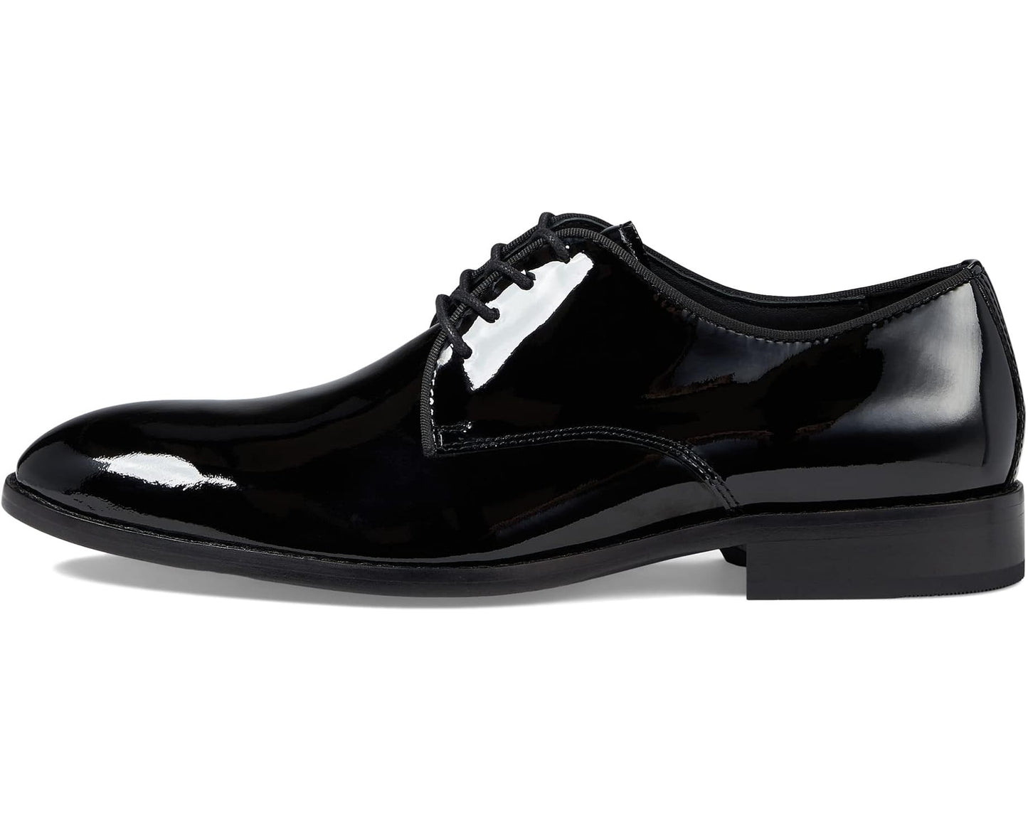 Men's Johnston & Murphy Gavney Plain Toe Black Patent
