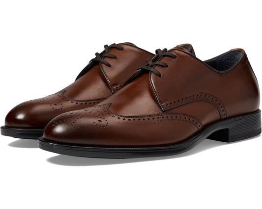 Men's Johnston & Murphy Collection Flynch Wing Tip Tan Italian Calfskin