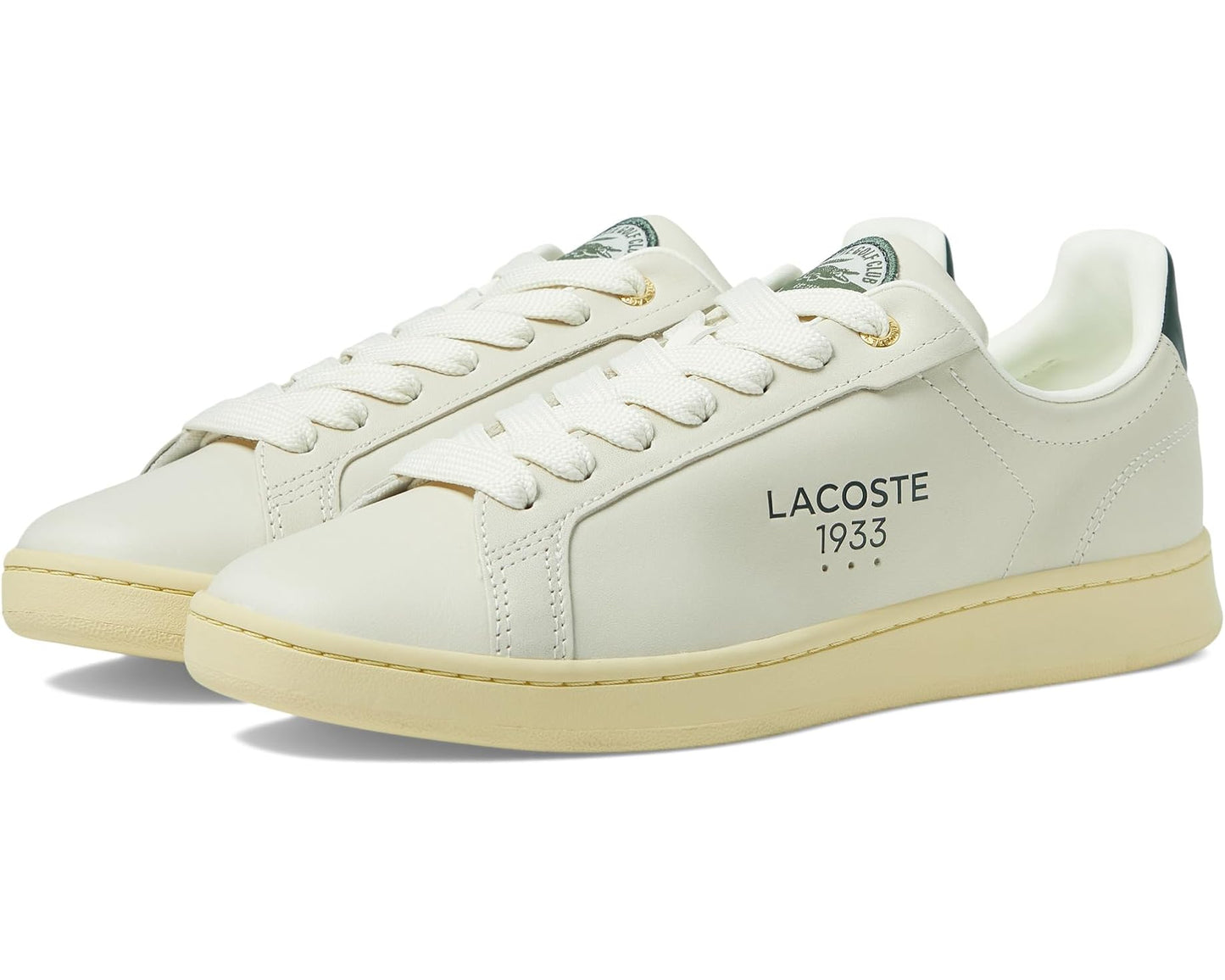 Men's Lacoste Carnaby Pro Sneakers Off-White/Green